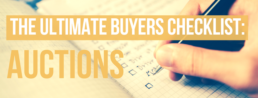 The Ultimate Buyers Checklist: Auctions